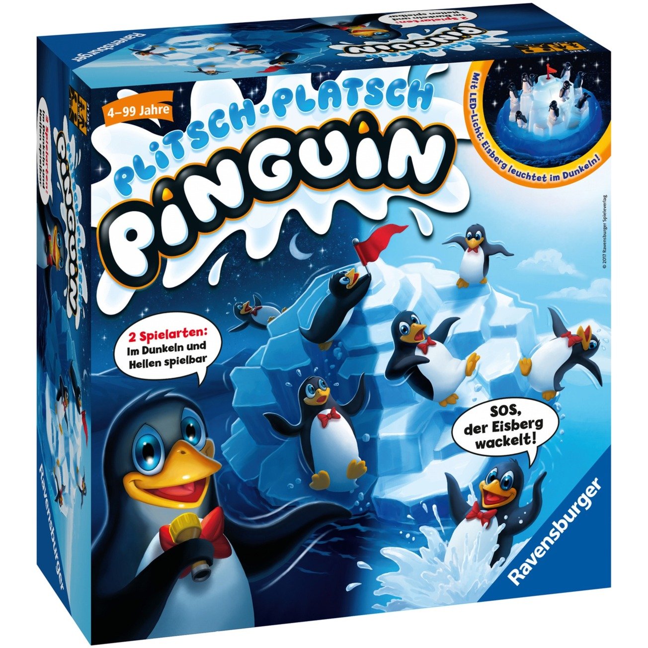 Plitsch-Platsch Pinguin, Geschicklichkeitsspiel von Ravensburger