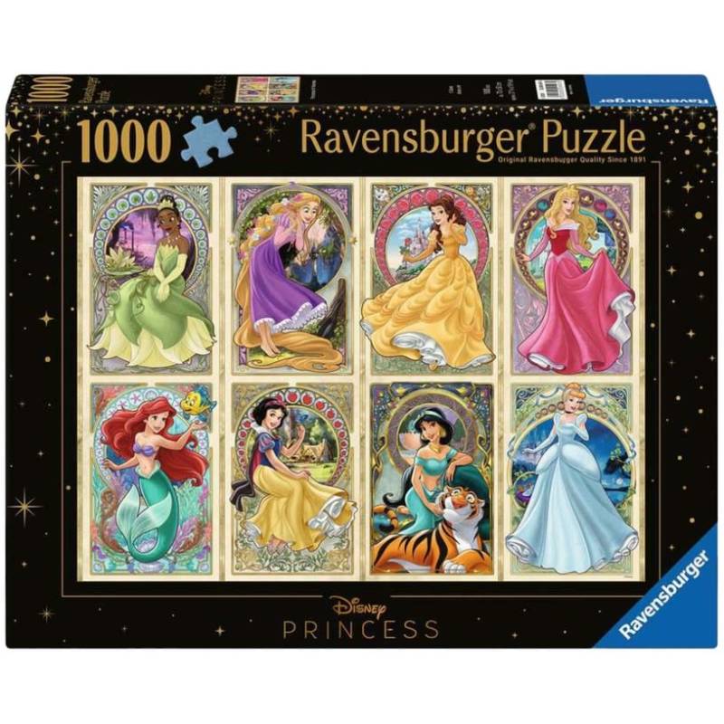 Puzzle Disney Princess - Nouveau Art Prinzessinnen von Ravensburger