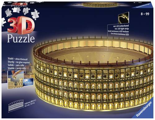 Ravensburger 3D Puzzle Kolosseum bei Nacht 216 Teile 11148 1St. Ravensburger 3D Puzzle Kolosseum bei Nacht 216 Teile 11148 1St. von Ravensburger