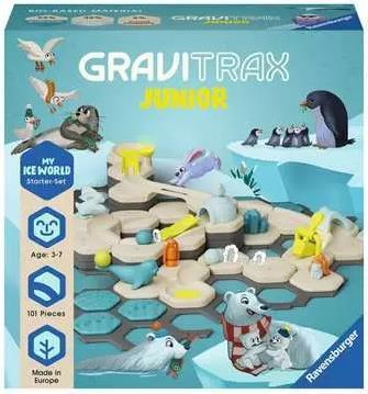 Ravensburger GraviTrax Junior Starter-Set L Ice Spielzeug-Murmelbahn (27060) von Ravensburger