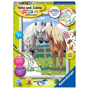 Ravensburger Malen-nach-Zahlen Glückliche Pferde mehrfarbig Ravensburger Malen-nach-Zahlen Glückliche Pferde mehrfarbig von Ravensburger