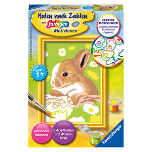 Ravensburger Malen-nach-Zahlen Häschen Flecki mehrfarbig Ravensburger Malen-nach-Zahlen Häschen Flecki mehrfarbig von Ravensburger