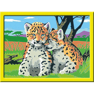 Ravensburger Malen-nach-Zahlen Kleine Leoparden mehrfarbig von Ravensburger