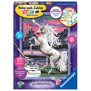 Ravensburger Malen-nach-Zahlen Magisches Einhorn mehrfarbig von Ravensburger