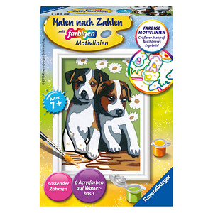 Ravensburger Malen-nach-Zahlen Süße Welpen mehrfarbig Ravensburger Malen-nach-Zahlen Süße Welpen mehrfarbig von Ravensburger