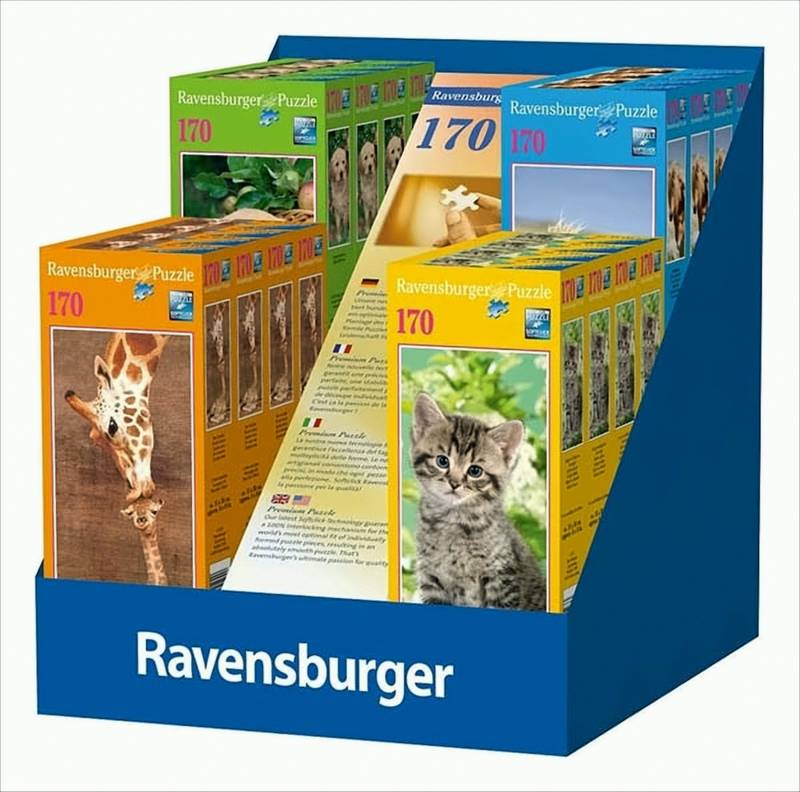 Ravensburger Panorama Puzzle vertical mini - Golden Retriever, 170 Teile von Ravensburger