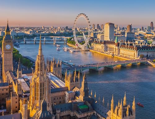 Ravensburger Puzzle 16627 - Stimmungsvolles London - 2000 Teile Puzzle für Erwachsene und Kinder ab 14 Jahren, Stadt-Puzzle mit London-Motiv Ravensburger Puzzle 16627 - Stimmungsvolles London - 2000 Teile Puzzle für Erwachsene und Kinder ab 14 Jahren, Stadt-Puzzle mit London-Motiv von Ravensburger