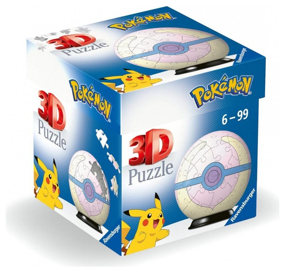 Ravensburger Ravensburger 3D Puzzle-Ball Pokémon Heilball - Puzzle. MP3-Player Ravensburger Ravensburger 3D Puzzle-Ball Pokémon Heilball - Puzzle. MP3-Player von Ravensburger