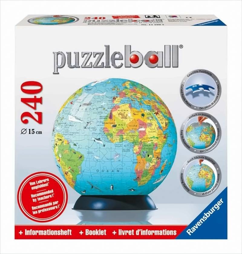 Ravensburger puzzleball - Kindererde (englisch) + Booklet, 270 Teile von Ravensburger