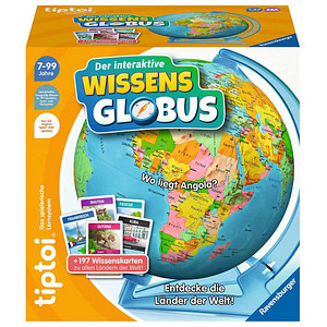 Ravensburger tiptoi Spiel - Der interaktive Wissens-Globus Lernspielzeug Ravensburger tiptoi Spiel - Der interaktive Wissens-Globus Lernspielzeug von Ravensburger