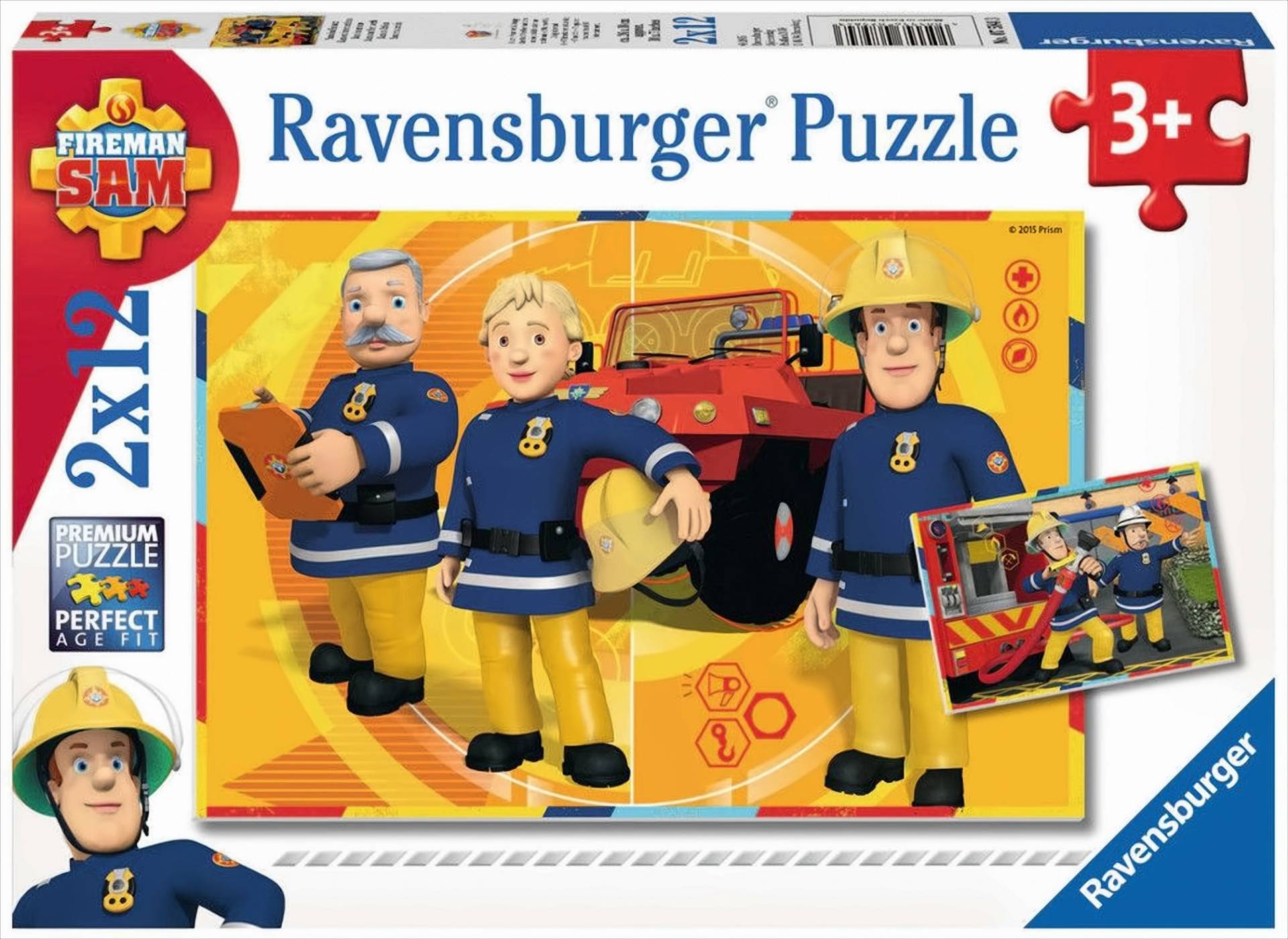 Sam im Einsatz, 2 x 12 Teile Puzzle von Ravensburger