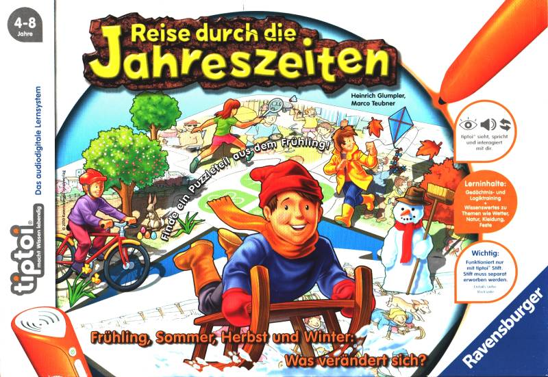 Tiptoi Spiel Reise durch die Jahreszeiten von Ravensburger