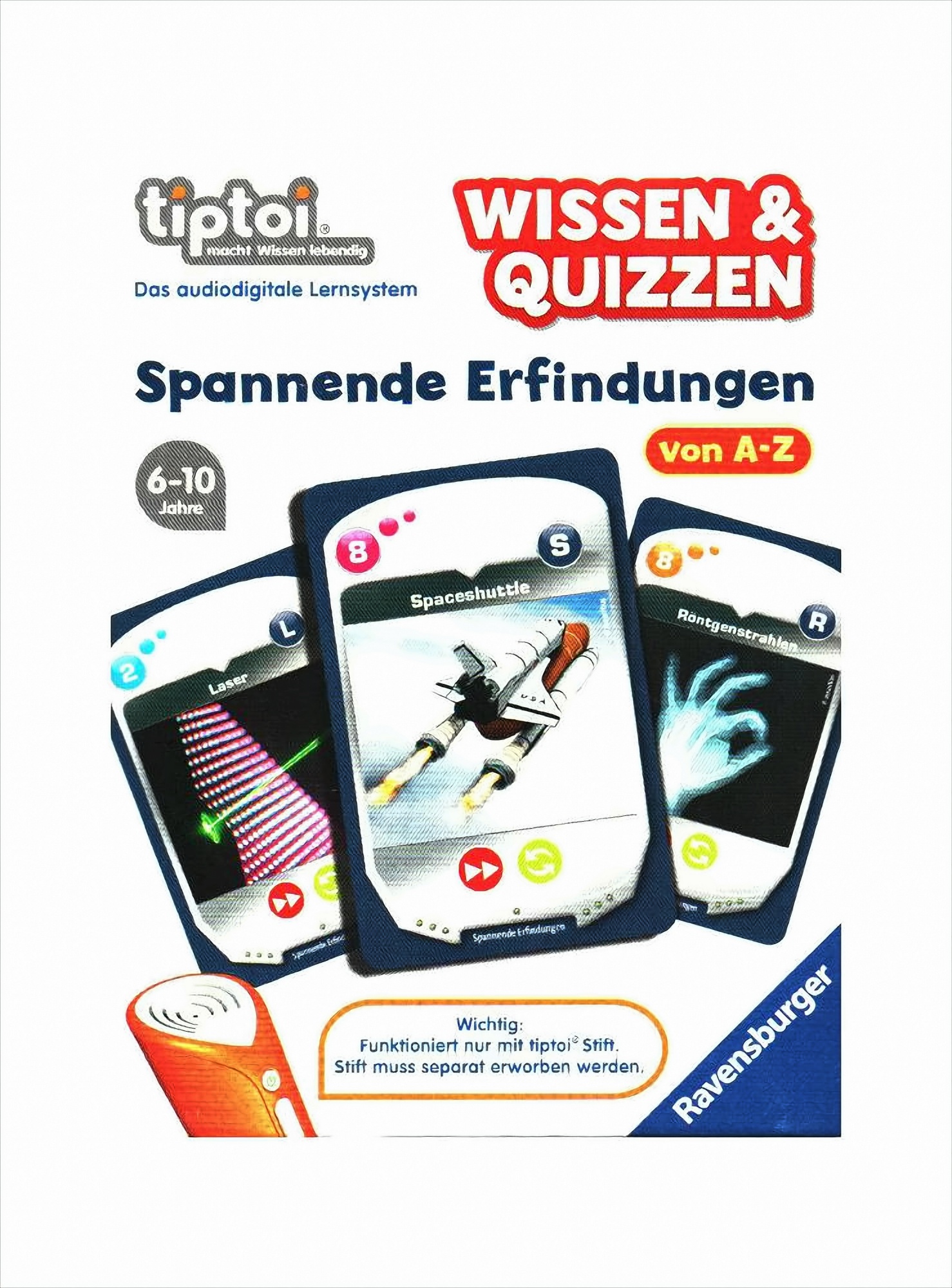 Tiptoi Spiel Wissen und Quizzen: Spannende Erfindungen von Ravensburger