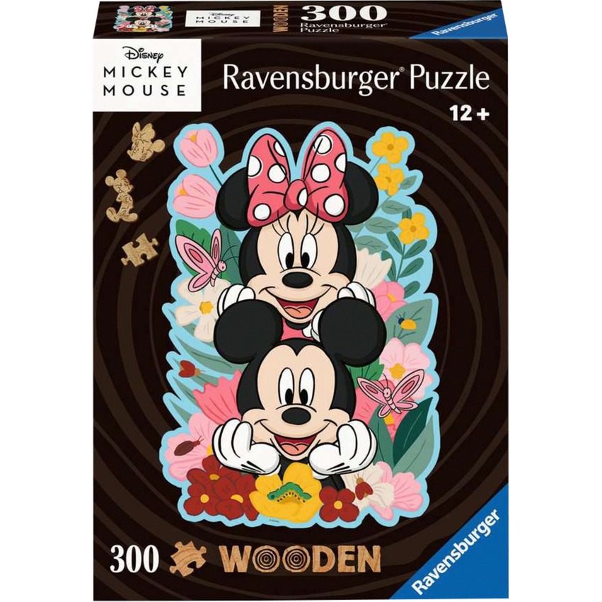 Wooden Puzzle Disney Mickey & Minnie von Ravensburger