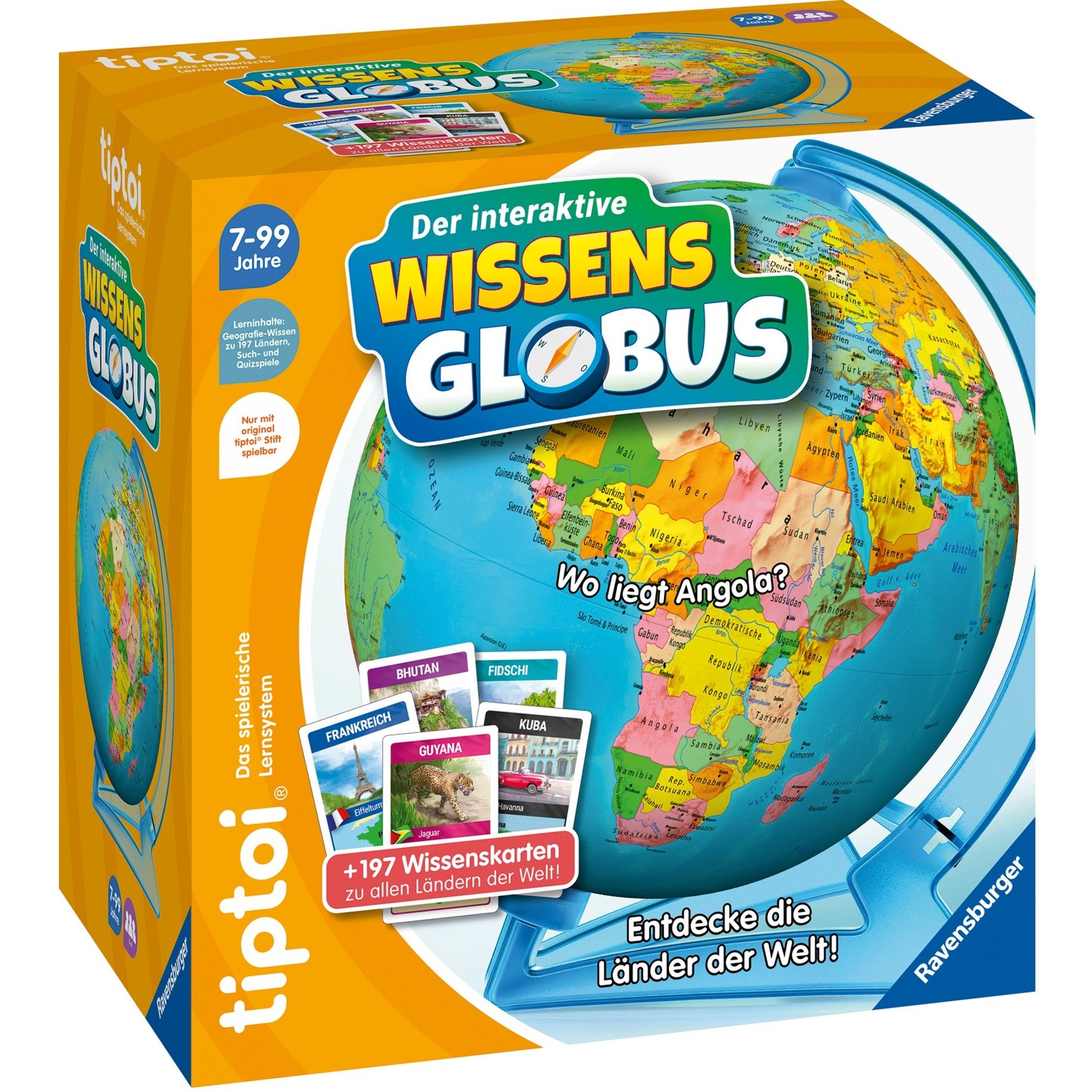tiptoi Der interaktive Wissens-Globus, Lernspiel tiptoi Der interaktive Wissens-Globus, Lernspiel von Ravensburger