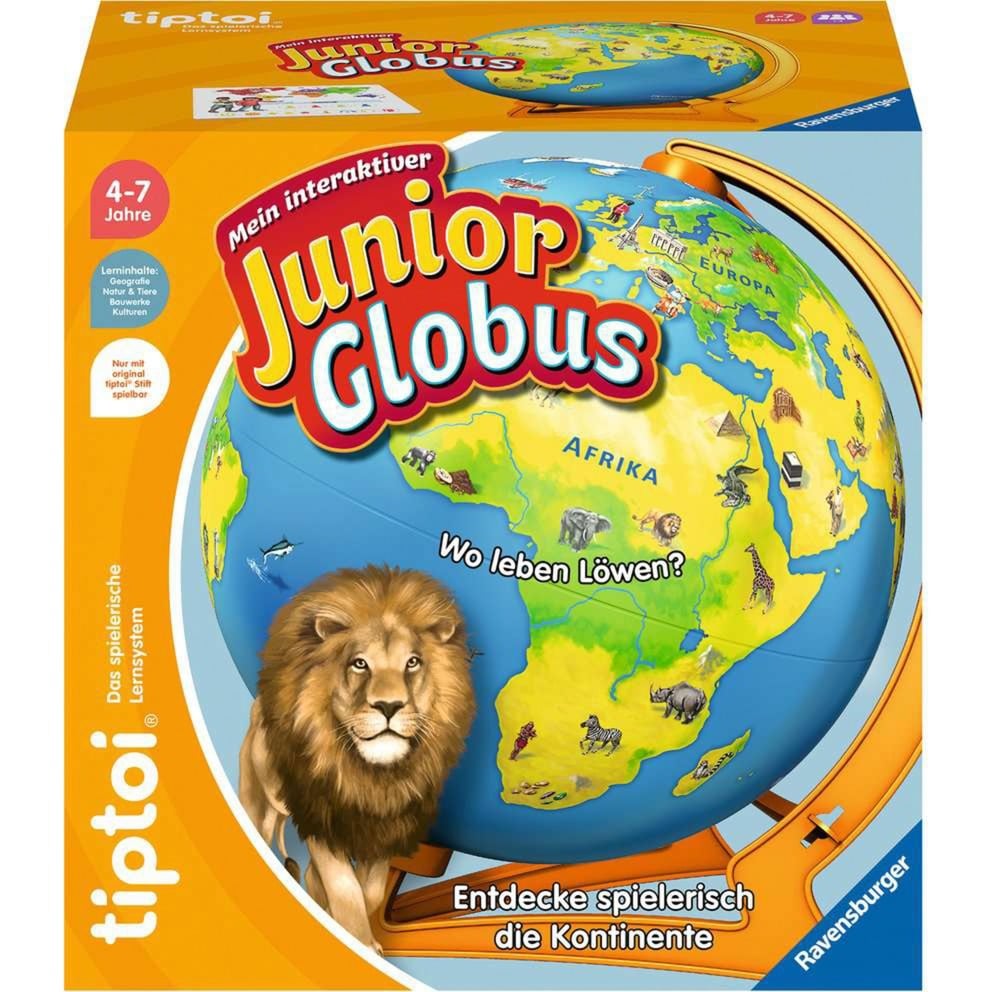tiptoi Mein interaktiver Junior Globus, Lernspaß von Ravensburger