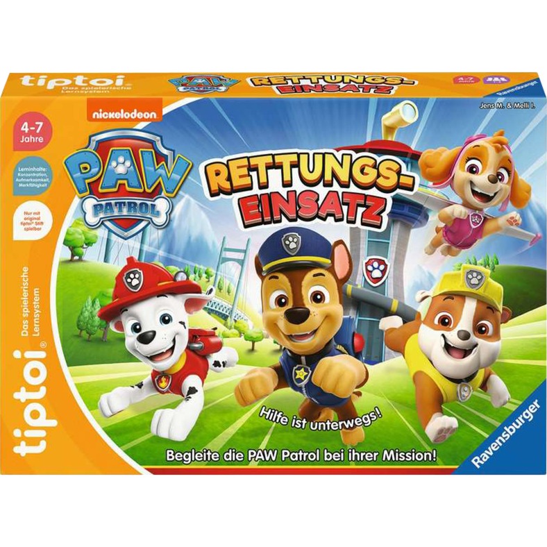 tiptoi Paw Patrol Rettungseinsatz, Brettspiel tiptoi Paw Patrol Rettungseinsatz, Brettspiel von Ravensburger