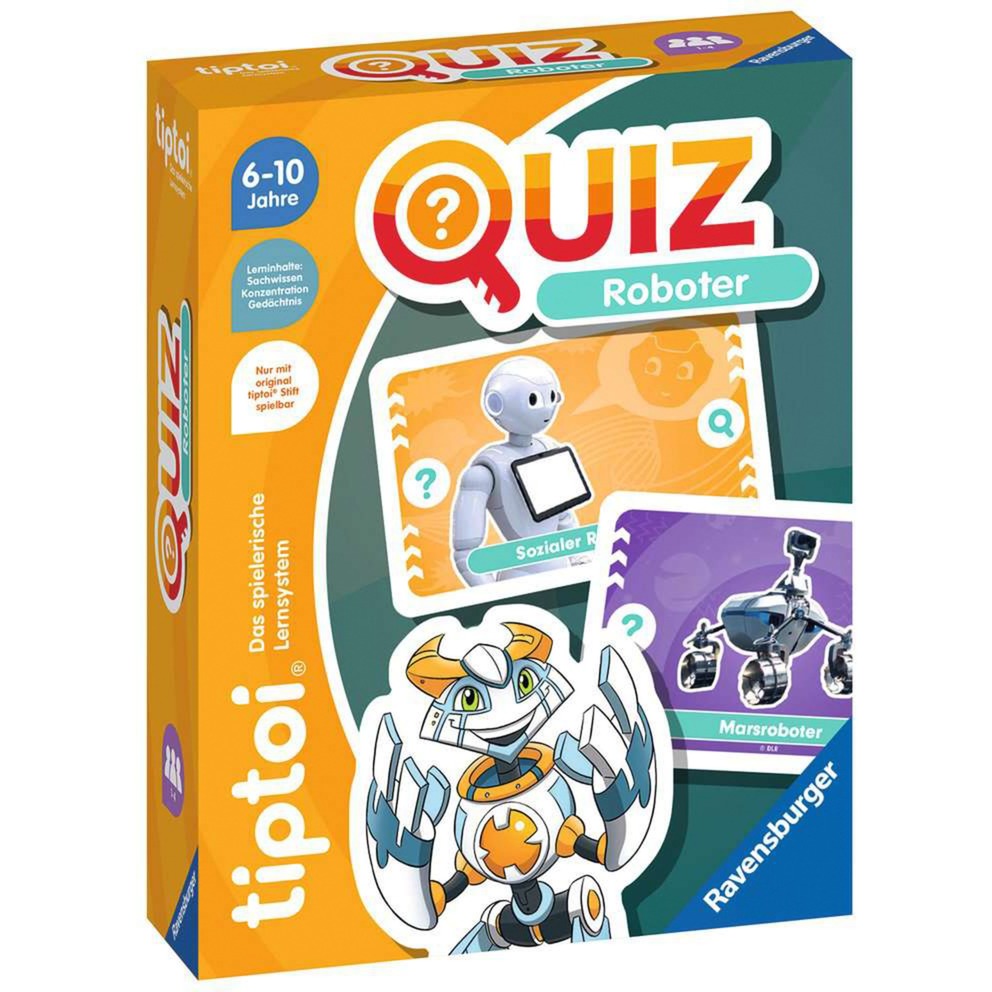 tiptoi Quiz Roboter, Quizspiel von Ravensburger