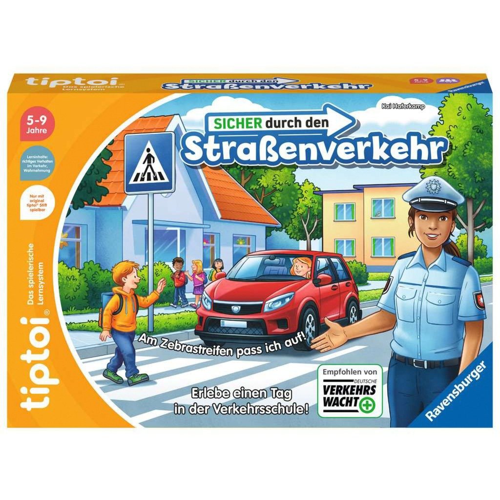 tiptoi Sicher durch den Straßenverkehr, Brettspiel tiptoi Sicher durch den Straßenverkehr, Brettspiel von Ravensburger