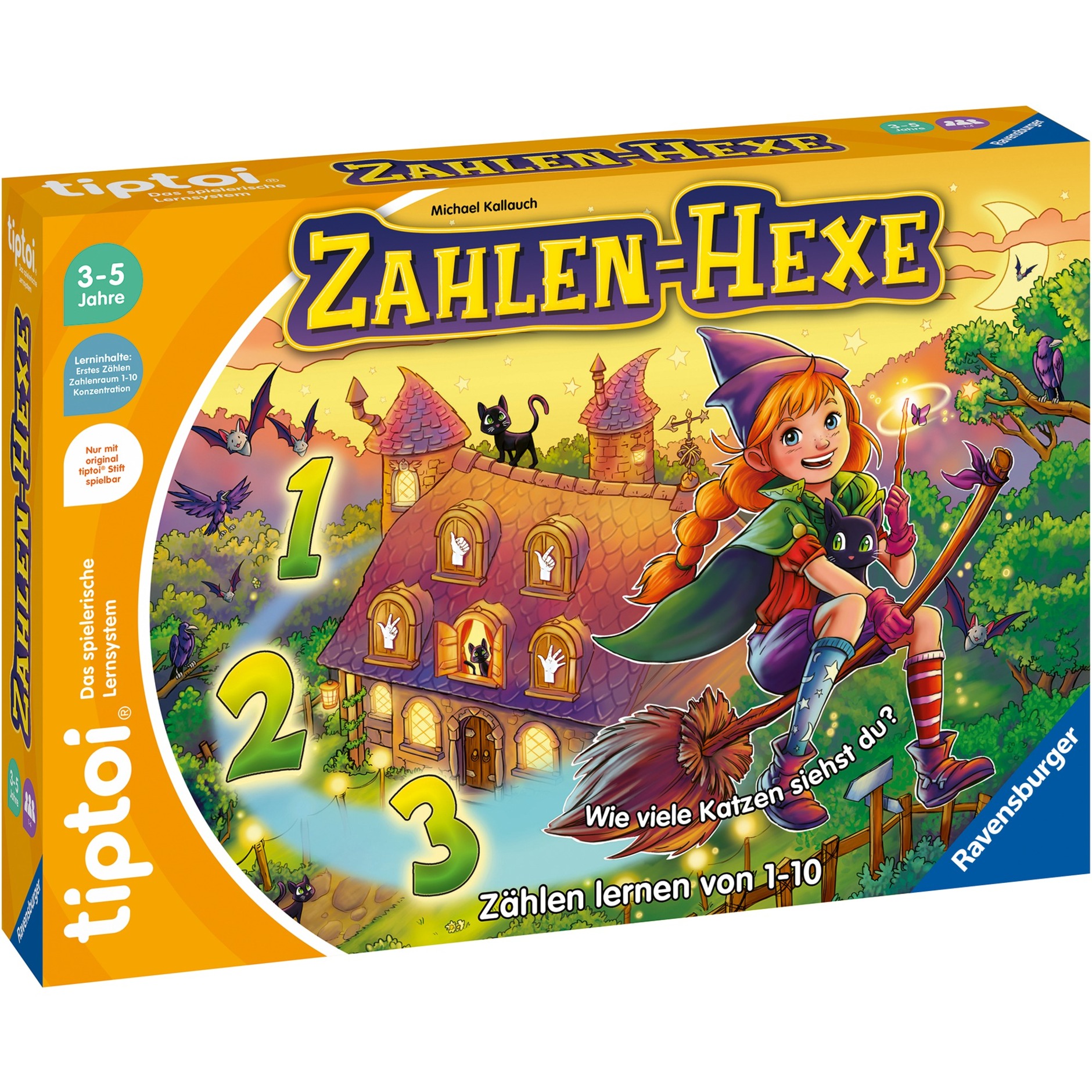 tiptoi Zahlen-Hexe, Brettspiel tiptoi Zahlen-Hexe, Brettspiel von Ravensburger