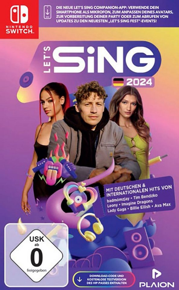 Let's Sing 2024 German Version Nintendo Switch von Ravenscourt