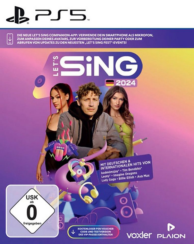 Let's Sing 2024 German Version PlayStation 5 von Ravenscourt