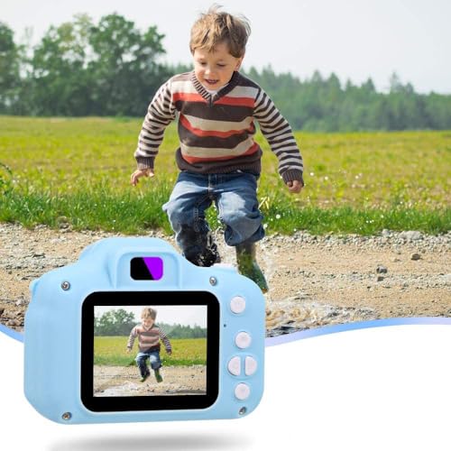Kinder Kamera,Kinder ab 4 5 6 7 8 Jahre mit 32GB SD-Karte 2,0 Zoll Bildschirm 1080P HD 20MP KinderKamera für Jungen und Mädchen als Spielzeug Geschenke(Blau) von Rawrr