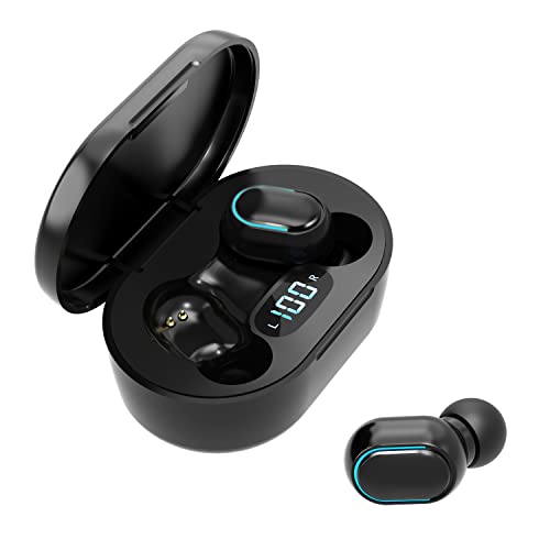 Rawrr Bluetooth Kopfhörer, [2023 Neue] Kopfhörer Kabellos In-Ear kopfhörer Bluetooth mit Mic,Hi-Fi Stereo,LED Anzeige,IP7 Wasserdicht,Tastesteuerung,Bluetooth Ohrhörer für Arbeit und Studium von Rawrr