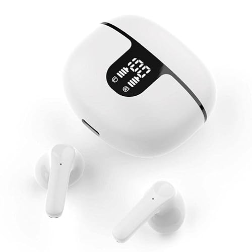 Rawrr Bluetooth Kopfhörer,Kopfhörer Kabellos 5.1 HiFi Stereoklang,IPX7 Wasserdicht Wireless Kopfhörer,Touch Control Earbuds für iOS,LED Anzeige Wireless Headphones, Andriod von Rawrr