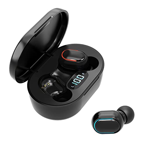 Rawrr Bluetooth Kopfhörer in Ear 2023 Kopfhörer Kabellos In-Ear kopfhörer Bluetooth mit Mic,25 Stunden,Hi-Fi Stereo,Tastesteuerung für Arbeit und Reisen,Schwarz von Rawrr