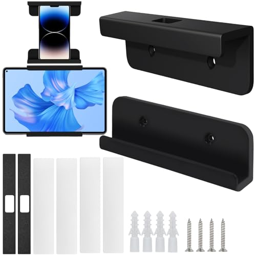 Raxfekro Tablet Wandhalterung Acryl mit Klebe Befestigung und Schraubmontage Kompatibel mit Meisten Tablets Smartphone Tablet Halterung Wand, Handy Wandhalterung, Tablet Wall Mount Raxfekro Tablet Wandhalterung Acryl mit Klebe Befestigung und Schraubmontage Kompatibel mit Meisten Tablets Smartphone Tablet Halterung Wand, Handy Wandhalterung, Tablet Wall Mount von Raxfekro