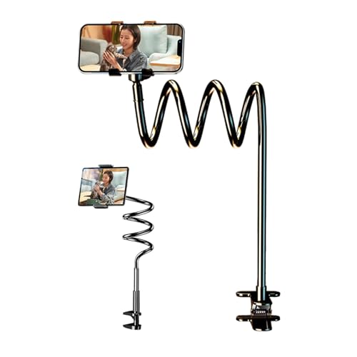 Flexibler Telefonhalter Schreibtischklemme – Flexibler Lazy-Arm-Handyhalter | 360 Verstellbare Klemmhalterung Für Schreibtisch Für Telefon, Passend Für Tablets Unter 10,5 Zoll, Flexible Lange Armhalte Flexibler Telefonhalter Schreibtischklemme – Flexibler Lazy-Arm-Handyhalter | 360 Verstellbare Klemmhalterung Für Schreibtisch Für Telefon, Passend Für Tablets Unter 10,5 Zoll, Flexible Lange Armhalte von Raxove