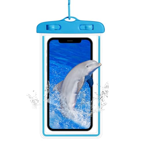 Raxove Handy-Wasserschutztasche, Handy-Strandtasche, wasserdichte Handyhülle, Wasserdichter Handyhalter, tragbare transparente Hülle, staubdichtes Strandzubehör zum Schnorcheln, Unterwasser, Raxove Handy-Wasserschutztasche, Handy-Strandtasche, wasserdichte Handyhülle, Wasserdichter Handyhalter, tragbare transparente Hülle, staubdichtes Strandzubehör zum Schnorcheln, Unterwasser, von Raxove