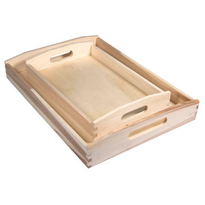 Rayher Bastelholz natur Tablett 2-tlg. 2 St. von Rayher