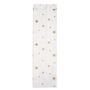 Rayher Bastelset Papier-Faltenbeutel Sternchen weiß/gold 25 St. von Rayher
