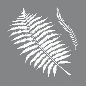 Rayher Dekor-Schablone Botanic grau von Rayher
