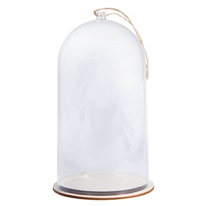 Rayher Kunststoffglocke transparent mit Sockel Ø 11,0 cm Rayher Kunststoffglocke transparent mit Sockel Ø 11,0 cm von Rayher