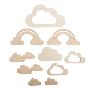 Rayher Mobile-Anhänger Wolke natur von Rayher