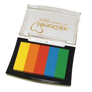 Rayher Stempelkissen Versacolor gelb/orange/rot/blau/grün 7,5 x 4,7 cm Rayher Stempelkissen Versacolor gelb/orange/rot/blau/grün 7,5 x 4,7 cm von Rayher
