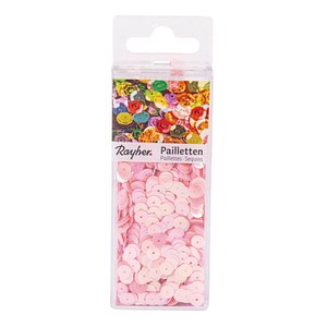 Rayher Streu-Pailletten rosa glatt Ø 6,0 mm 4.000 St. von Rayher