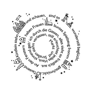 Rayher Weihnachten Motivstempel Weihnachtsgedicht 7,0 x 7,0 cm Rayher Weihnachten Motivstempel Weihnachtsgedicht 7,0 x 7,0 cm von Rayher