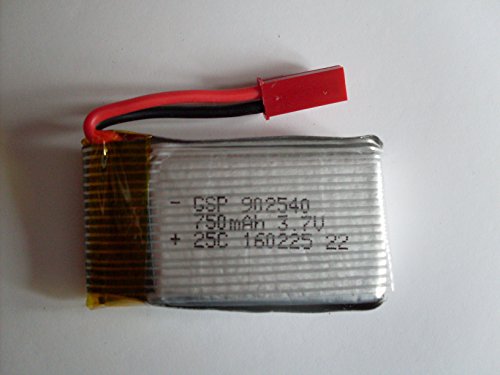 Ersatz - Akku passend für RC Quadrocopter Rayline Funtom 8, 750mAh, 3,7V von Rayline