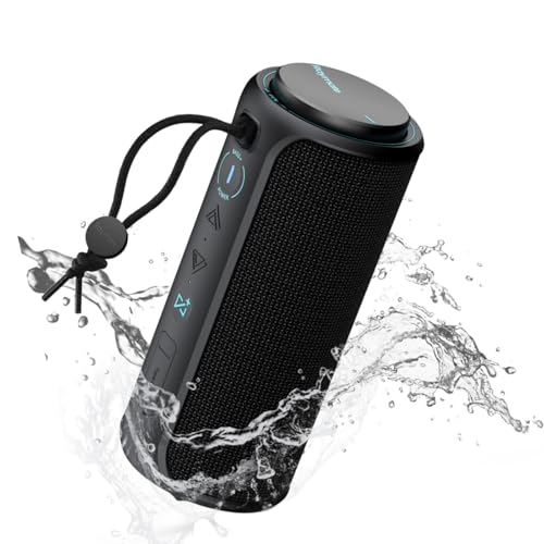Raymate Bluetooth Lautsprecher, Kabellose Musikbox mit 30W Dual-Bass, IPX7 Wasserdicht, TWS-Funktion, 15 Std Akku – Tragbarer Lautsprecher für Outdoor und Zuhause Raymate Bluetooth Lautsprecher, Kabellose Musikbox mit 30W Dual-Bass, IPX7 Wasserdicht, TWS-Funktion, 15 Std Akku – Tragbarer Lautsprecher für Outdoor und Zuhause von Raymate