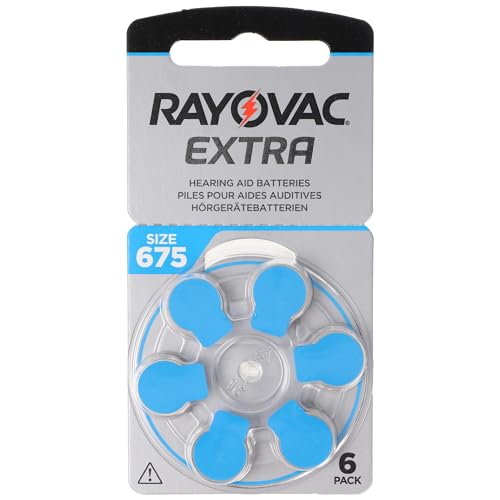 Rayovac 675AUX-6XEMF 675 Hörgerätebatterien Extra Advanced 2018 Design mit Active Core Technologie (6 Stück) Rayovac 675AUX-6XEMF 675 Hörgerätebatterien Extra Advanced 2018 Design mit Active Core Technologie (6 Stück) von Rayovac