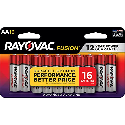 Fusion by Rayovac Hochleistungs-A-Alkalibatterien, 16 Stück Rayovac von Rayovac