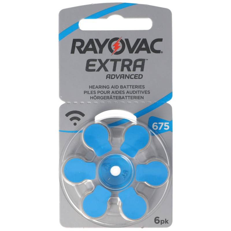 Rayovac Extra Advanced Hörgerätebatterie HA675, PR44, 4600, Acoustic Special von Rayovac