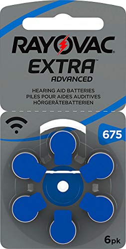 Rayovac Hörgeräte-Batterien 675 Extra Advanced 1,45V 640 mAh, 6er-Pack Rayovac Hörgeräte-Batterien 675 Extra Advanced 1,45V 640 mAh, 6er-Pack von Rayovac