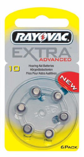Rayovac Hörgeräte Batterien Größe 10–5 Packungen von 6 Zellen Rayovac Hörgeräte Batterien Größe 10–5 Packungen von 6 Zellen von Rayovac
