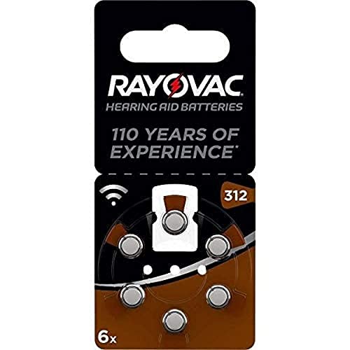 Rayovac Lithium Knopfzellen 312 Knopfzellen in Original 312 Blisterverpackung von Rayovac