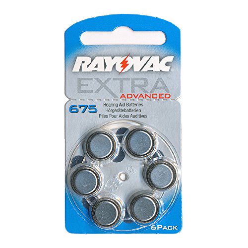 Rayovac RAHA675 Extra Advanced Batterien für Hörgeräte (6-er Pack) von Rayovac